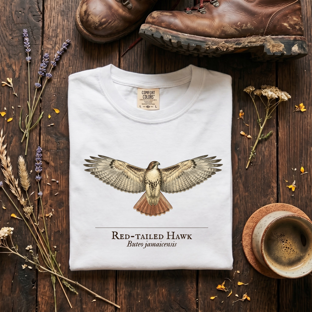 Red-tailed Hawk - Ruler of the Open Sky T-Shirt