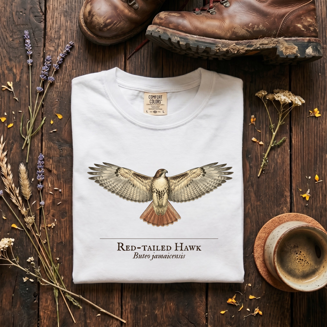 Red-tailed Hawk - Ruler of the Open Sky T-Shirt
