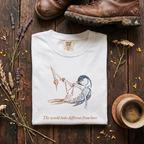 Black-capped Chickadee - The world looks different from here T-Shirt