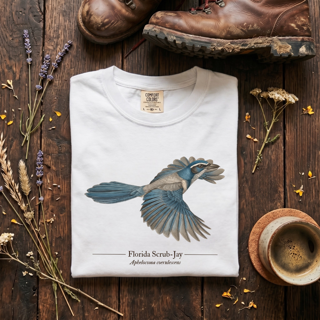 Florida Scrub-Jay - Aphelocoma coerulescens T-Shirt