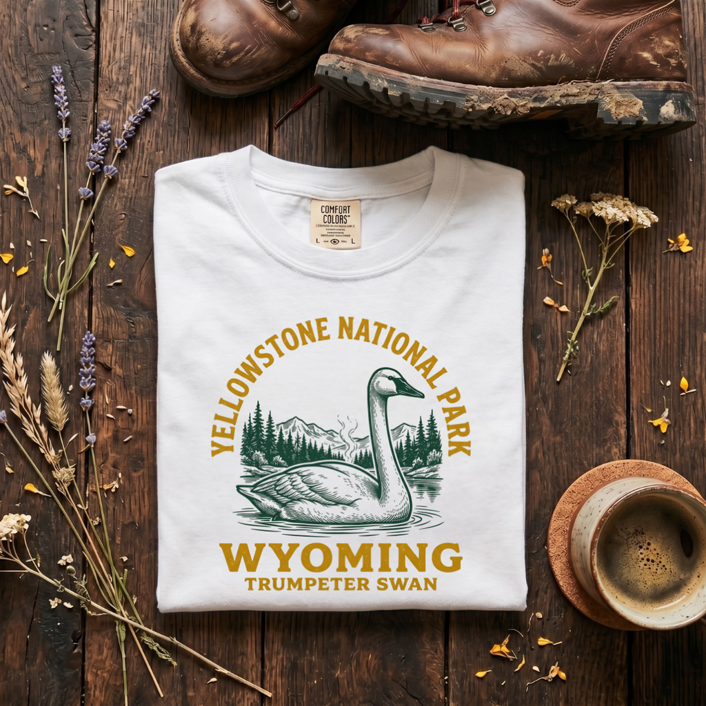 Trumpeter Swan - Yellowstone National Park T-Shirt