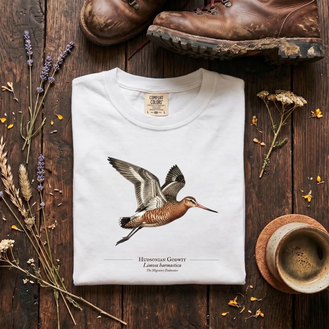 Hudsonian Godwit - The Migratory Endurance T-Shirt