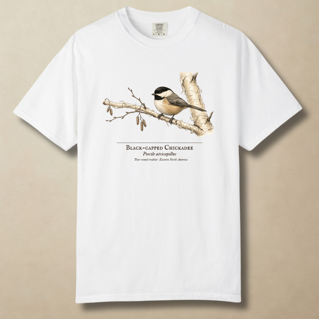 Black-capped Chickadee - Small Bird, Big Winter T-Shirt