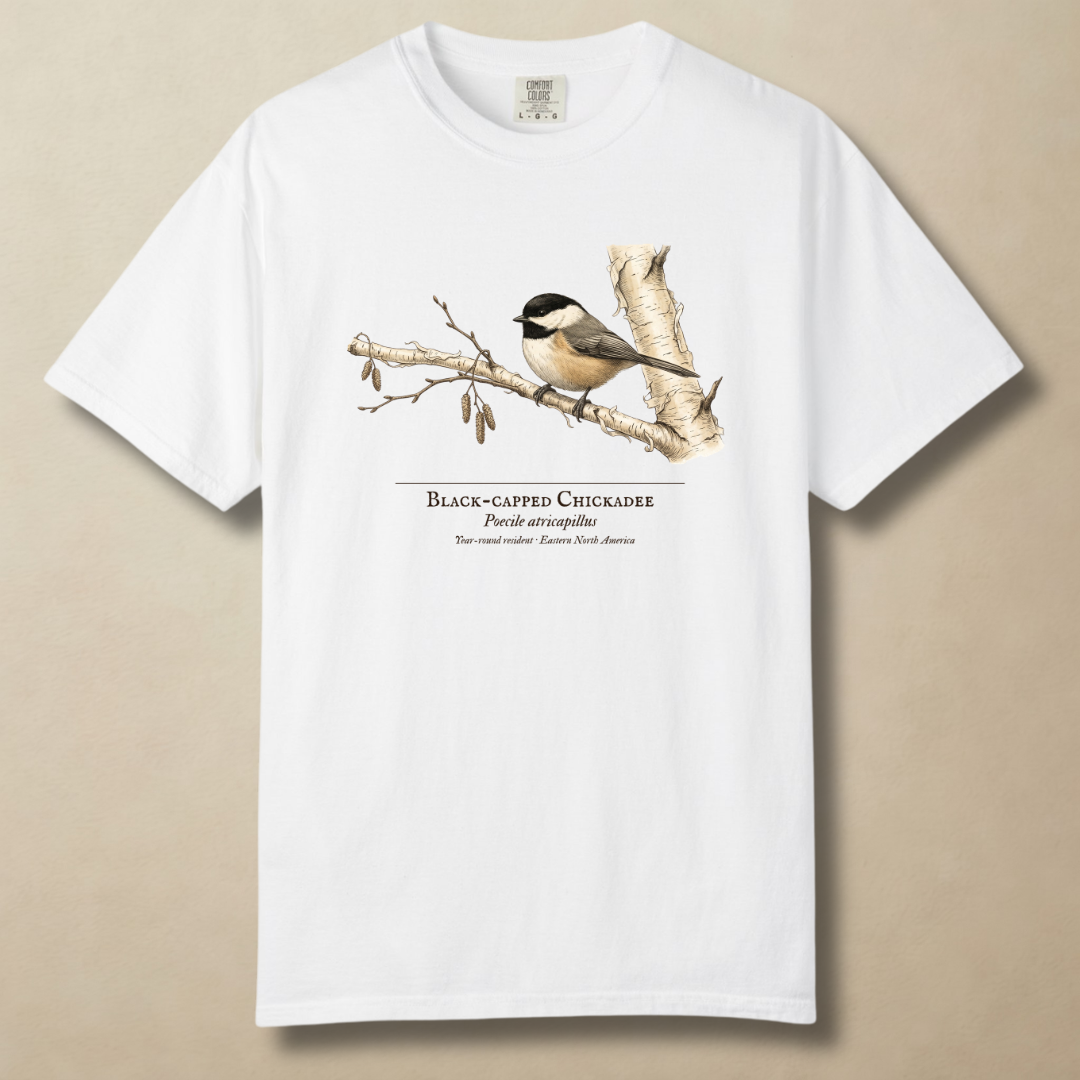 Black-capped Chickadee - Small Bird, Big Winter T-Shirt